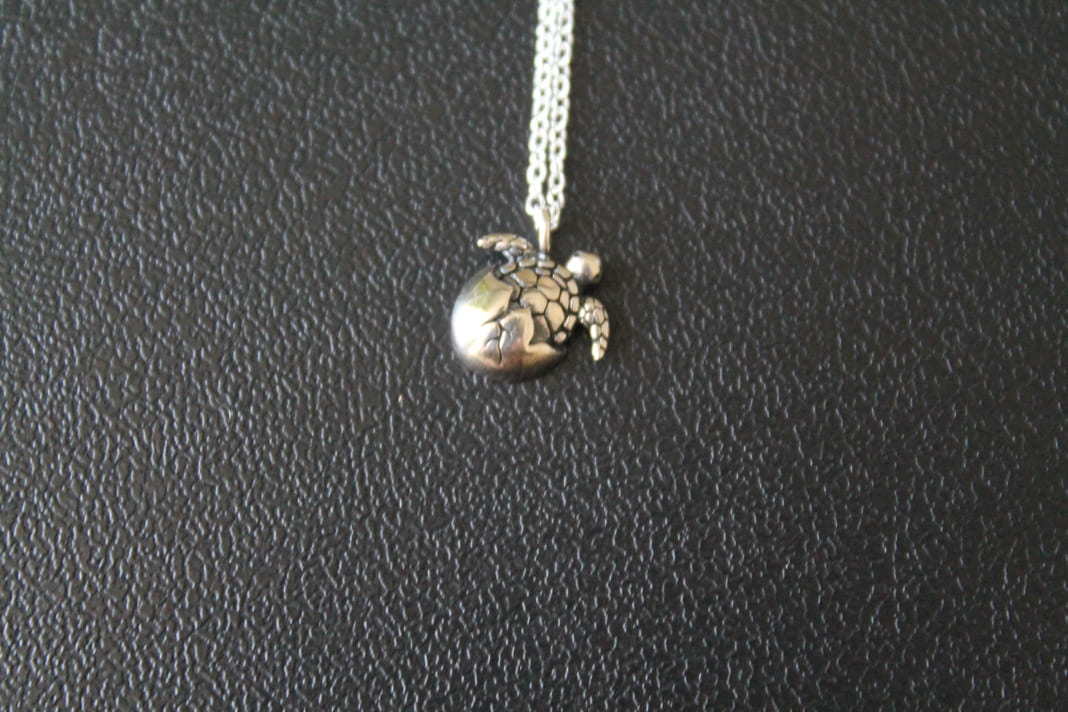 Collar Tortuga en plata 925.