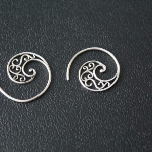 Pendientes de filigrana de plata
