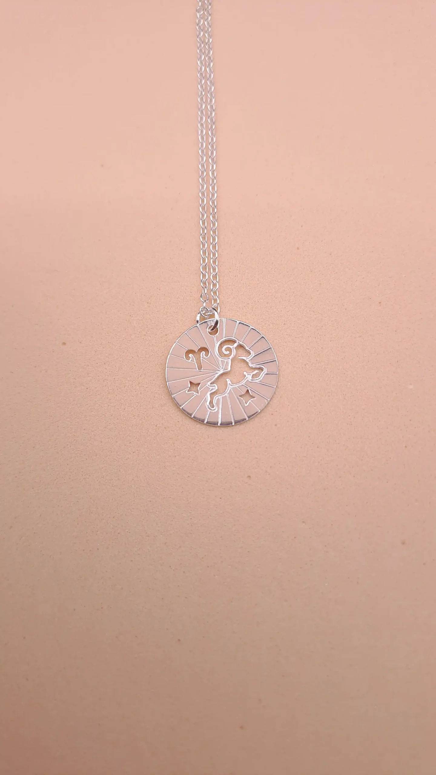 Collar de Aries Plata 925 - Imagen 2