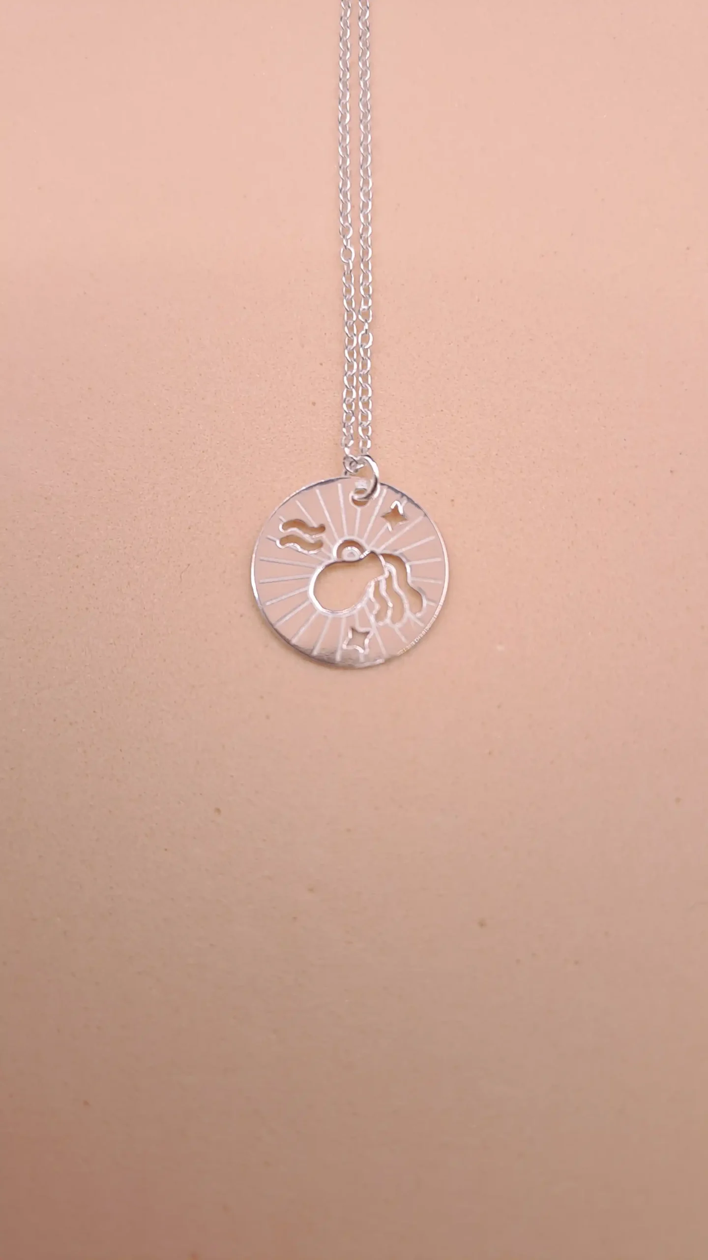 Collar de acuario de plata 925 - Imagen 3