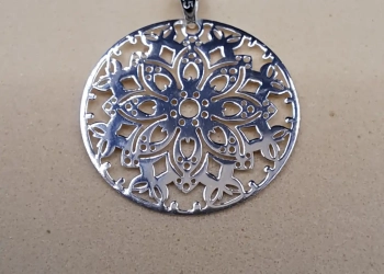Collar de Mandala de Plata 925